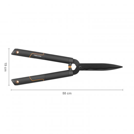 FISKARS SingleStep Çit Kesme Makası Dalgalı Bıçak HS22 FISKARS SingleStep Çit Kesme Makası Dalgalı Bıçak HS22