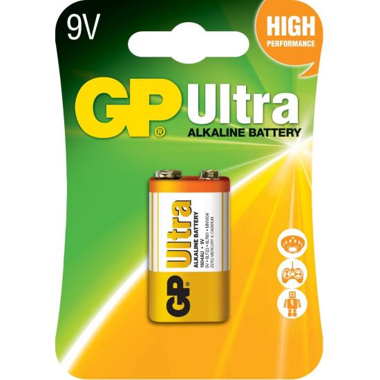 GP ULTRA ALKALİN 1’Lİ 9V PİL GP ULTRA ALKALİN 1’Lİ 9V PİL