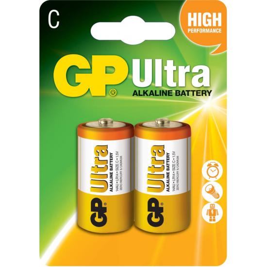GP ULTRA ALKALİN 2’Lİ 1,5V C PİL GP ULTRA ALKALİN 2’Lİ 1,5V C PİL