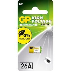 GP 26A ALK. YÜKSEK VOLTAJ TEKLİ 6V PİL GP 26A ALK. YÜKSEK VOLTAJ TEKLİ 6V PİL