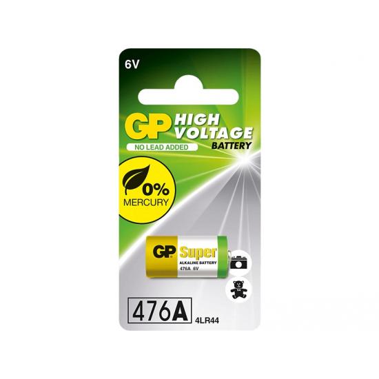 GP 476A ALK. YÜKSEK VOLTAJ TEKLİ 6V PİL GP 476A ALK. YÜKSEK VOLTAJ TEKLİ 6V PİL