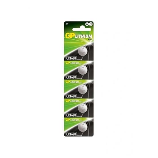 GP CR1620 LİT. 3V 5’Lİ PARA PİL GP CR1620 LİT. 3V 5’Lİ PARA PİL