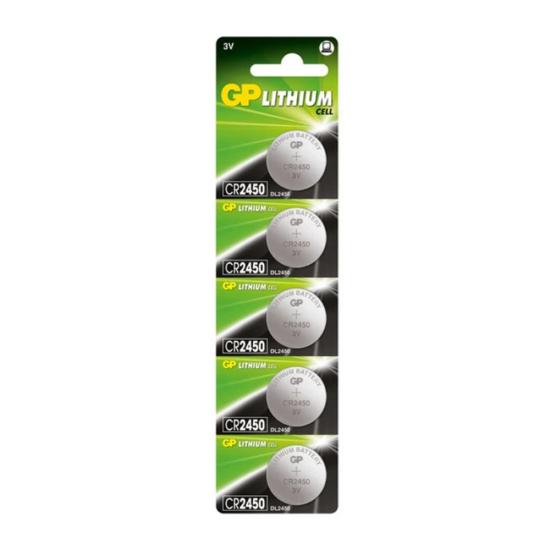 GP CR2450 LİT. 3V 5’Lİ  PARA PİL