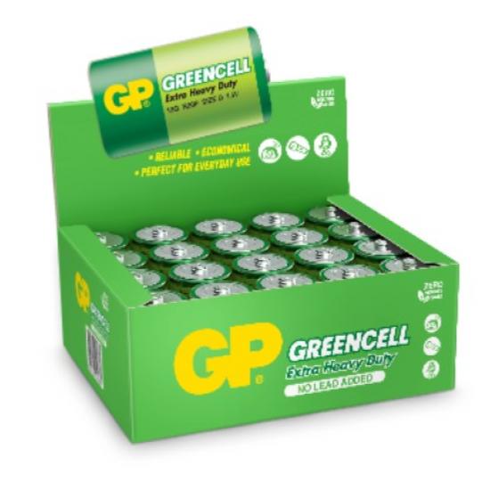 GP GREENCELL 2*10’LU ÇK 1,5V D PİL GP GREENCELL 2*10’LU ÇK 1,5V D PİL