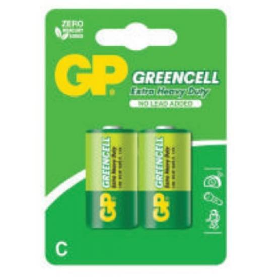 GP GREENCELL 2’Lİ ÇK 1,5V C PİL