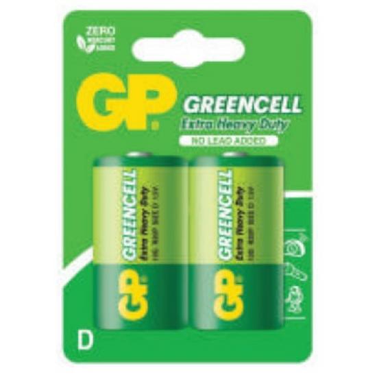 GP GREENCELL 2’Lİ ÇK 1,5V D PİL