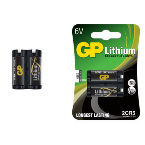 GP LİTYUM FOTOĞRAF MAKİNESİ 2CR5 6V PİL