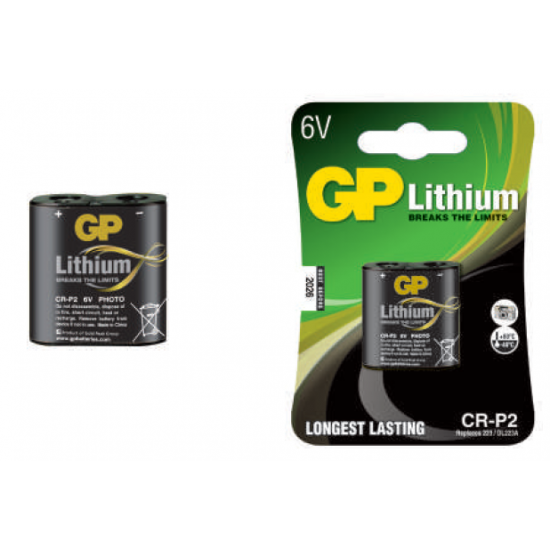 GP LİTYUM FOTOĞRAF MAKİNESİ CRP2 6V PİL