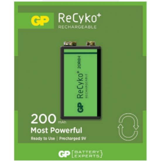 GP RECYKO YEŞİL 1’Lİ 200 MHA 9V GP RECYKO YEŞİL 1’Lİ 200 MHA 9V
