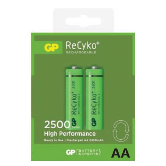 GP RECYKO YEŞİL 2’Lİ 2500 MHA KALEM PİL GP RECYKO YEŞİL 2’Lİ 2500 MHA KALEM PİL