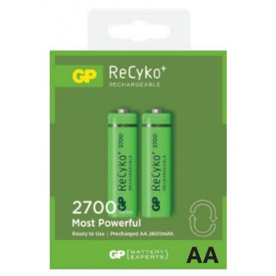 GP RECYKO YEŞİL 2’Lİ 2700 MHA KALEM PİL GP RECYKO YEŞİL 2’Lİ 2700 MHA KALEM PİL