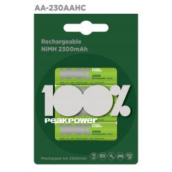PEAK POWER 4’LÜ 2300MHA AA ŞARJLI PİL