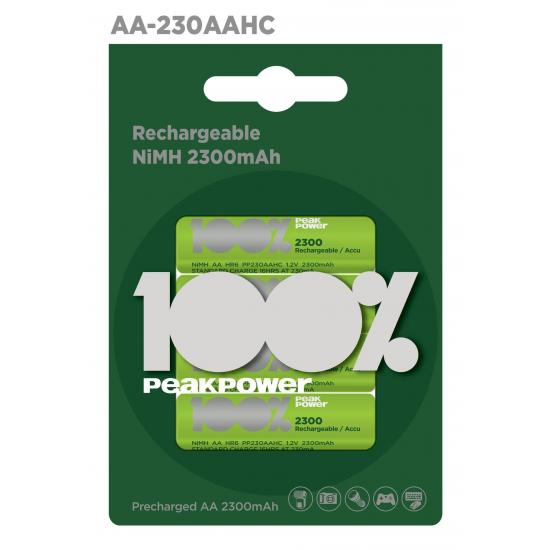 PEAK POWER 4’LÜ 2300MHA AA ŞARJLI PİL PEAK POWER 4’LÜ 2300MHA AA ŞARJLI PİL