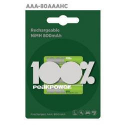 PEAK POWER 4’LÜ 800MHA AAA ŞARJLI PİL