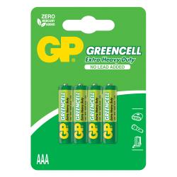 GP GREENCELL 4’LÜ ÇK 1,5V AAA Çinko- Karbon İnce Pil GP GREENCELL 4’LÜ ÇK 1,5V AAA Çinko- Karbon İnce Pil