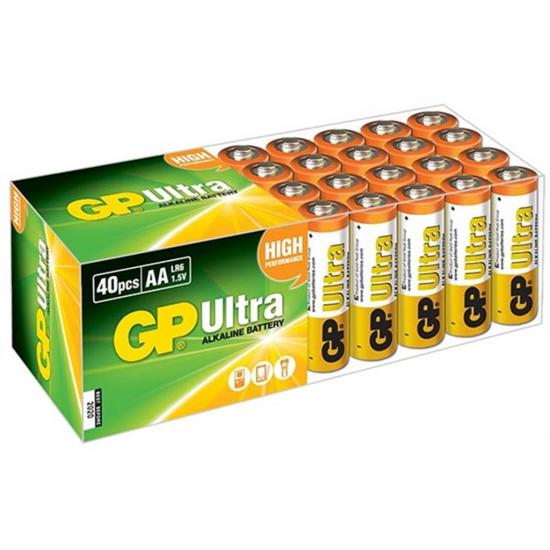 GP ULTRA ALKALİN 40’LI 1,5V GP AAA Ultra Alkalin İnce Pil GP ULTRA ALKALİN 40’LI 1,5V GP AAA Ultra Alkalin İnce Pil