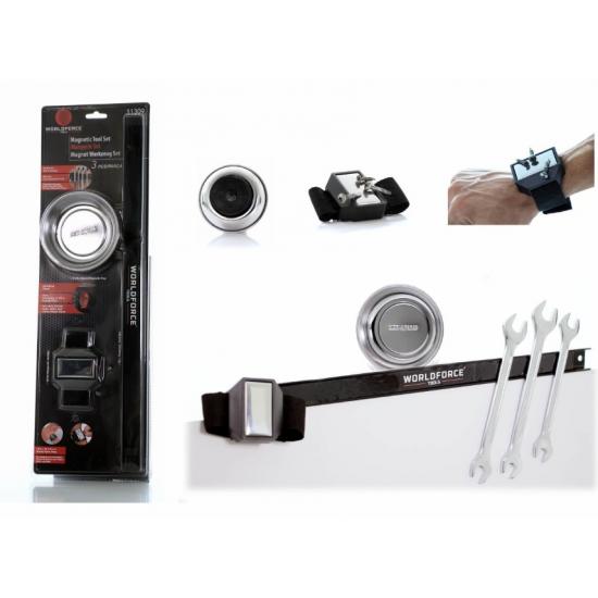 WORLDFORCE Manyetik Set 3’lü (Tepsi + Bileklik + Askı) 11309