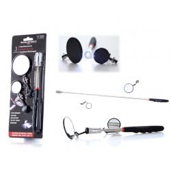 WORLDFORCE Muayene Ayna Seti 3’lü (2x Ayna + LED Manyetik Çubuk) 11335 