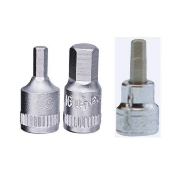 GENIUS KROMAJLI KISA ALTIKÖŞE LOKMALI ALLEN 3/8" GENIUS KROMAJLI KISA ALTIKÖŞE LOKMALI ALLEN 3/8"