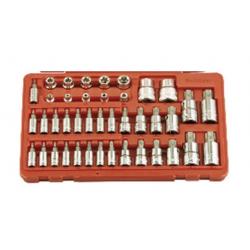 GENIUS KARIŞIK TORX TAKIMLAR KISA 1/4", 3/8" , 1/2" 41 PARÇA BS-23441