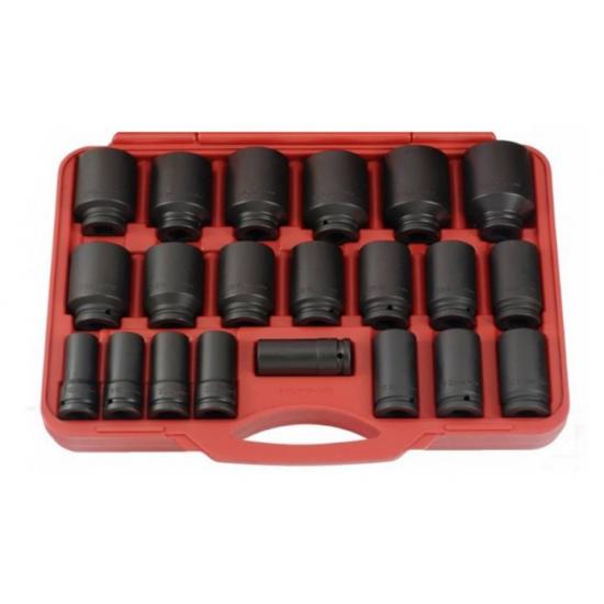 GENIUS HAVALI LOKMA TAKIMI UZUN 3/4" 21 PARÇA DI-621M
