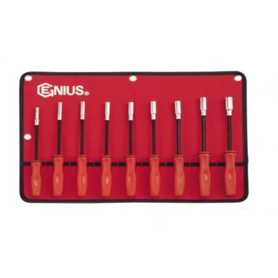 GENIUS LOKMA TORNAVİDA TAKIMI 1/4"-1/2" 6 PARÇA İNÇ NM-006SD