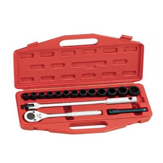 GENIUS HAVALI LOKMA TAKIMI KISA 1/2" 16 PARÇA TF-416M