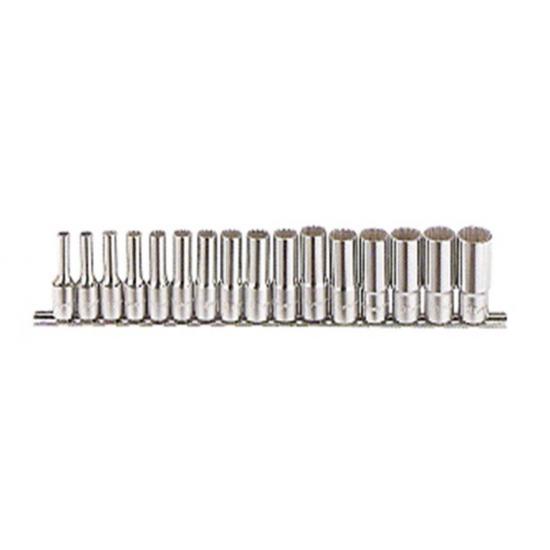 GENIUS YILDIZ KROMAJLI LOKMA TAKIMI UZUN 3/8" 16 PARÇA TW-316MD GENIUS YILDIZ KROMAJLI LOKMA TAKIMI UZUN 3/8" 16 PARÇA TW-316MD