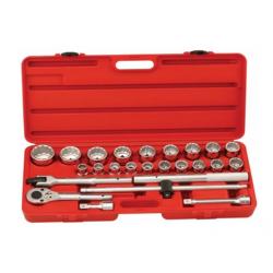 GENIUS YILDIZ KROMAJLI LOKMA TAKIMI KISA 3/4" 17 PARÇA İNÇ TW-617S