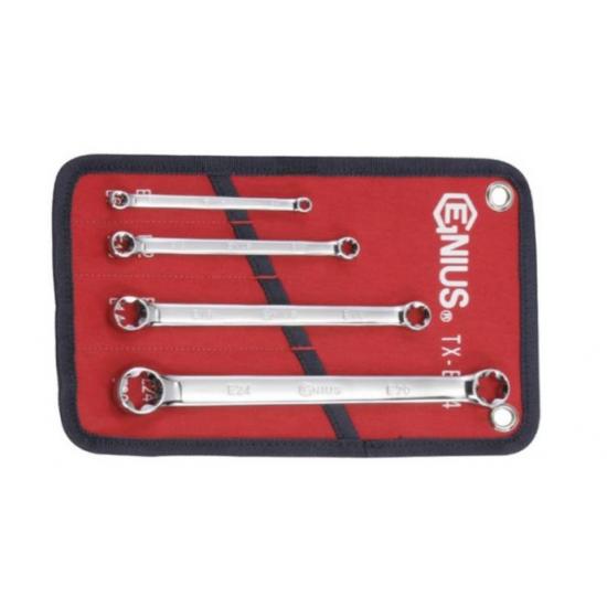 GENIUS TORX ANAHTAR TAKIMI E.6-E.24 4 PARÇA TX-E04