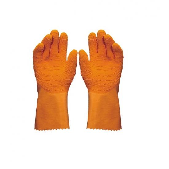 Kimyasal Koruyucu PVC ASİT ELDİVENİ 28 CM