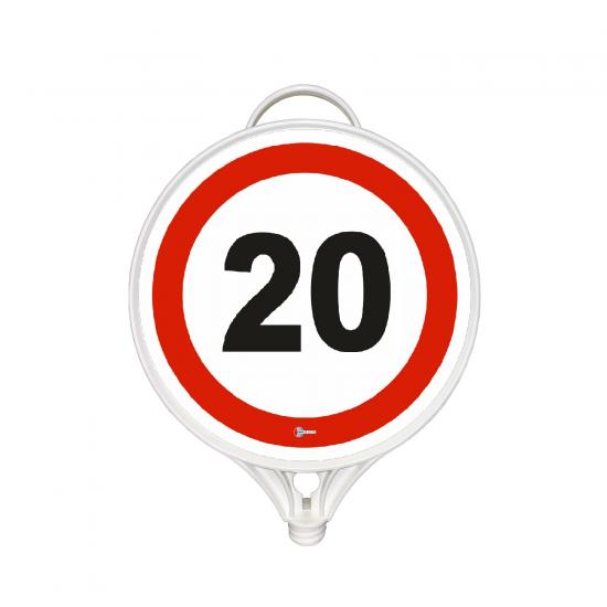 AZAMİ HIZ TABELASI 20 KM TEK TARAFLI 9112