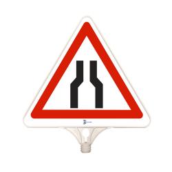 HER İKİ TARAFTAN DARALAN YOL TABELASI TEK TARAFLI 9206