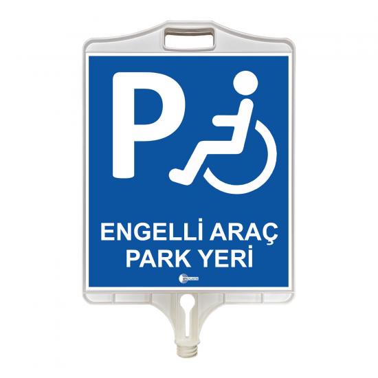 ENGELLİ PARK YERİ TABELASI ÇİFT TARAFLI 9302 ENGELLİ PARK YERİ TABELASI ÇİFT TARAFLI 9302