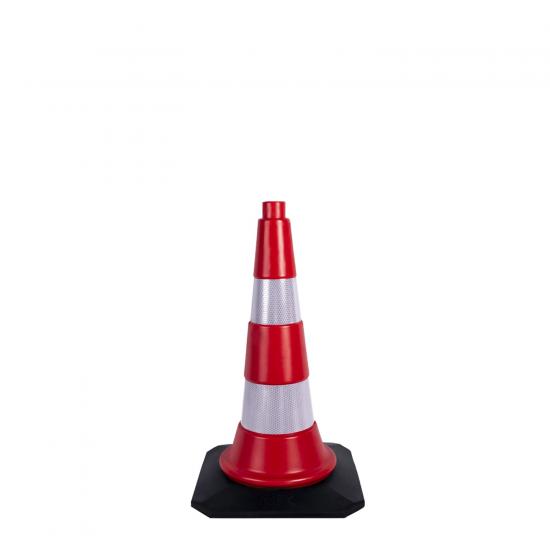 50 CM TRAFİK VE REKLAM KONİSİ (KAUÇUK TABANLI) 3550 50 CM TRAFİK VE REKLAM KONİSİ (KAUÇUK TABANLI) 3550