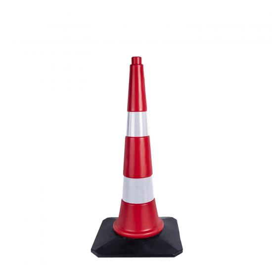 75 CM TRAFİK VE REKLAM KONİSİ (KAUÇUK TABANLI) 3575