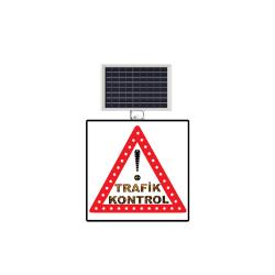 DİKKAT TRAFİK KONTROL LEVHASI 9629 DİKKAT TRAFİK KONTROL LEVHASI 9629