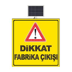 DİKKAT FABRİKA ÇIKIŞI SARI ZEMİN 9643 DİKKAT FABRİKA ÇIKIŞI SARI ZEMİN 9643
