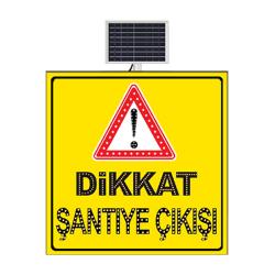 DİKKAT ŞANTİYE ÇIKIŞI SARI ZEMİN 9644 DİKKAT ŞANTİYE ÇIKIŞI SARI ZEMİN 9644
