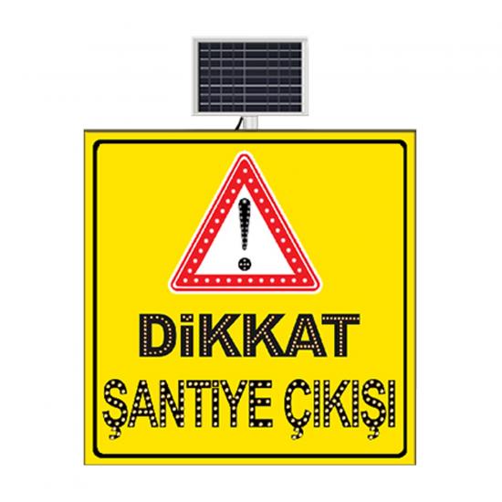 DİKKAT ŞANTİYE ÇIKIŞI SARI ZEMİN 9644 DİKKAT ŞANTİYE ÇIKIŞI SARI ZEMİN 9644