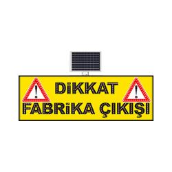 DİKKAT FABRİKA ÇIKIŞI SARI ZEMİN 9653 DİKKAT FABRİKA ÇIKIŞI SARI ZEMİN 9653