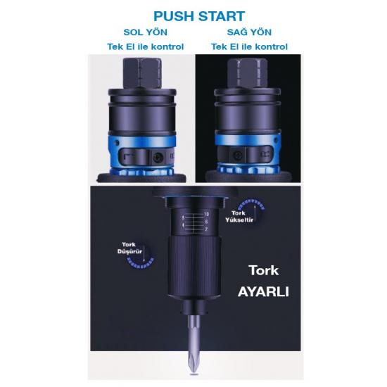 EMAX 6 mm Shut-Off Düz Tornavida ET-3148 EMAX 6 mm Shut-Off Düz Tornavida ET-3148