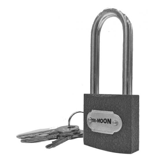 TRI-MOON ASMA KİLİT / GRİ UZUN TRI-MOON ASMA KİLİT / GRİ UZUN