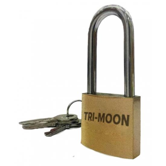 TRI-MOON ASMA KİLİT / SARI UZUN TRI-MOON ASMA KİLİT / SARI UZUN
