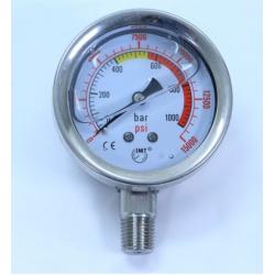WORLDFORCE Hidrolik Manometre 1000 bar 1/4’’ NPT 11244 WORLDFORCE Hidrolik Manometre 1000 bar 1/4’’ NPT 11244