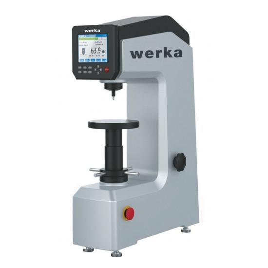 WERKA Dijital Rockwell Sertlik Ölçme Cihazı WERKA Dijital Rockwell Sertlik Ölçme Cihazı