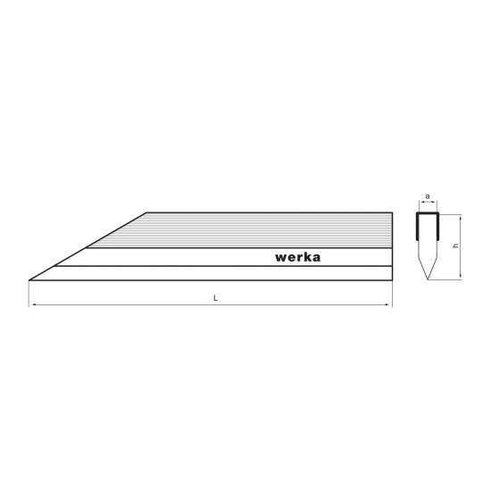 WERKA Hassas İnoks Kıl Mastar WERKA Hassas İnoks Kıl Mastar