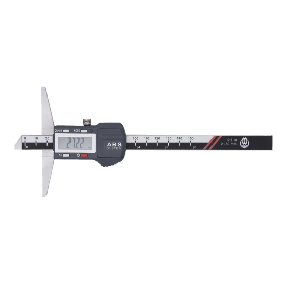 WERKA IP54 ABS DİJİTAL DERİNLİK KUMPASI 300mm/12"