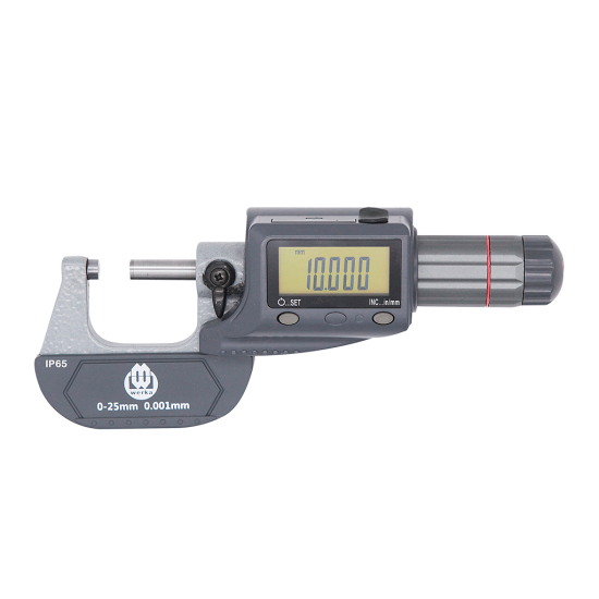 WERKA IP65 DİJİTAL DIŞ ÇAP MİKROMETRESİ WERKA IP65 DİJİTAL DIŞ ÇAP MİKROMETRESİ