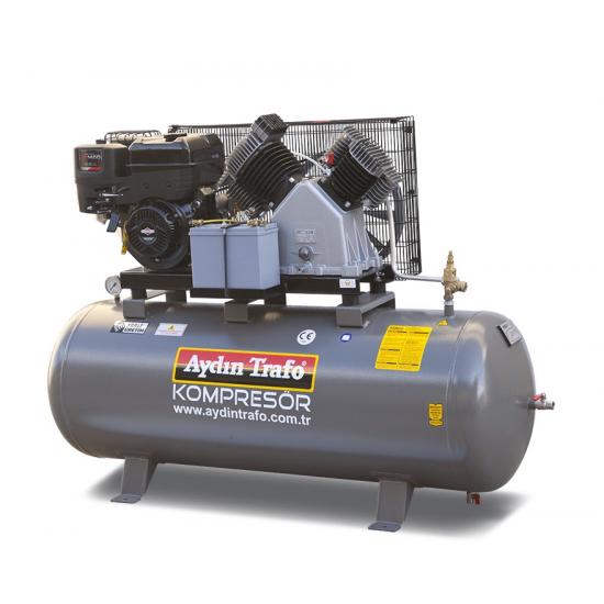 BENZİN YAKITLI ÇİFT KADEMELİ MOBİL PİSTONLU KOMPRESÖR 200 LT 4 HP Honda AYDIN TRAFO BENZİN YAKITLI ÇİFT KADEMELİ MOBİL PİSTONLU KOMPRESÖR 200 LT 4 HP Honda AYDIN TRAFO